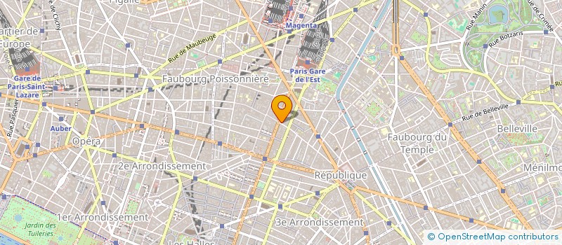 localisation de l'entreprise KIN 2005  PARIS