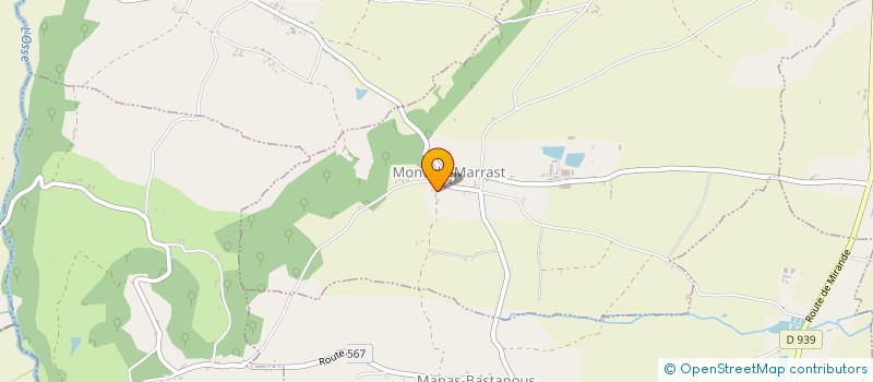 localisation de l'entreprise KIN-AIR à MONT-DE-MARRAST