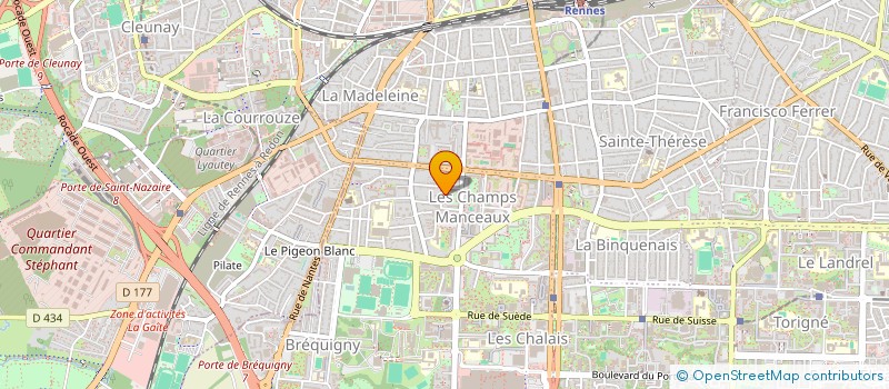 localisation de l'entreprise KIN BALL ASSOCIATION RENNES  ORGERES