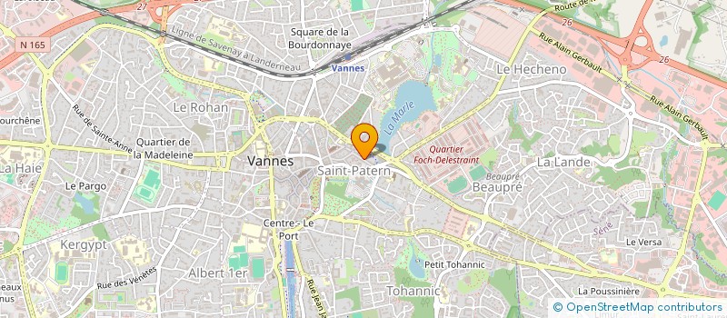 localisation de l'entreprise KIN BALL GWENED à VANNES