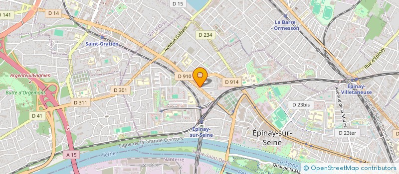 localisation de l'entreprise KIN-BELEC  EPINAY-SUR-SEINE