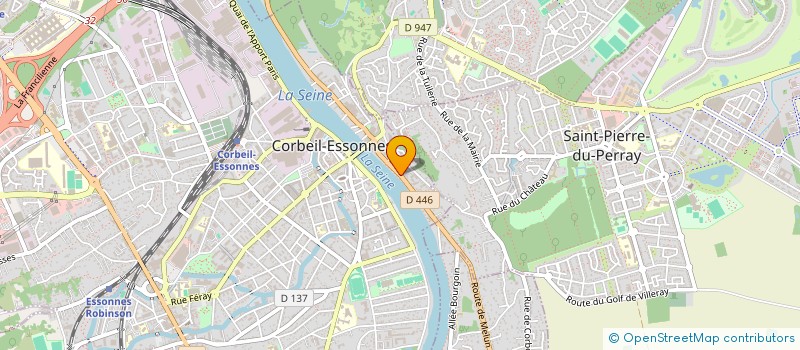 localisation de l'entreprise KIN DI FOOD 2  CORBEIL-ESSONNES