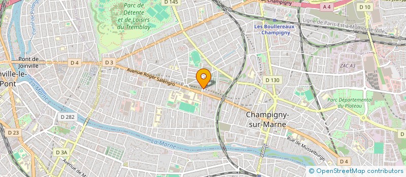 localisation de l'entreprise KIN-ELEC à CHAMPIGNY-SUR-MARNE