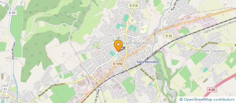 localisation de l'entreprise KIN MAN FORMATION  SAINT-MARCELLIN