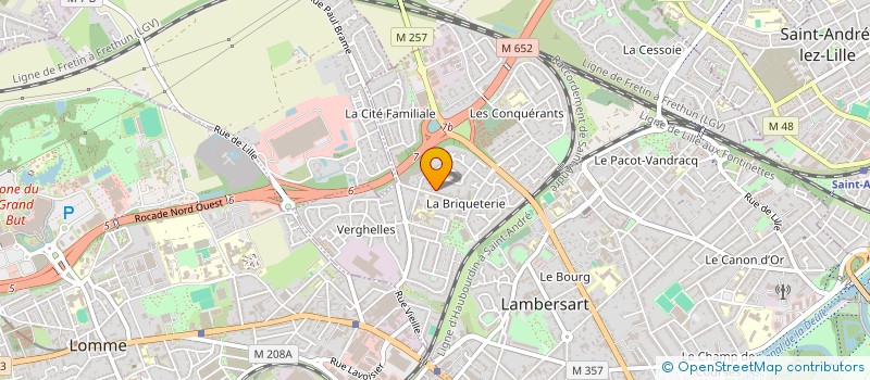 localisation de l'entreprise KIN'S à LAMBERSART