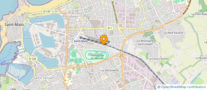 localisation de l'entreprise KINACOU HOLDING  SAINT-MALO