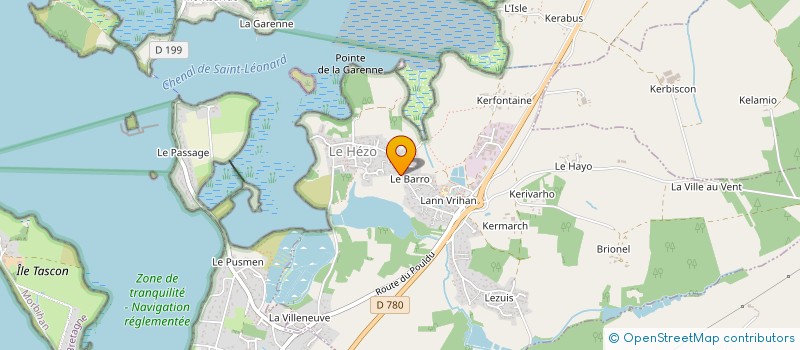 localisation de l'entreprise KINAGOTE IMMOBILIERE  LE HEZO