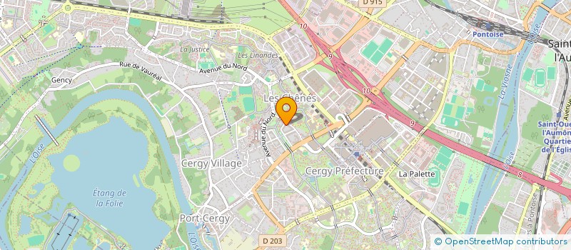 localisation de l'entreprise KINALI&CO  CERGY