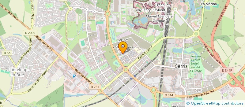 localisation de l'entreprise KINALIS  CHESSY