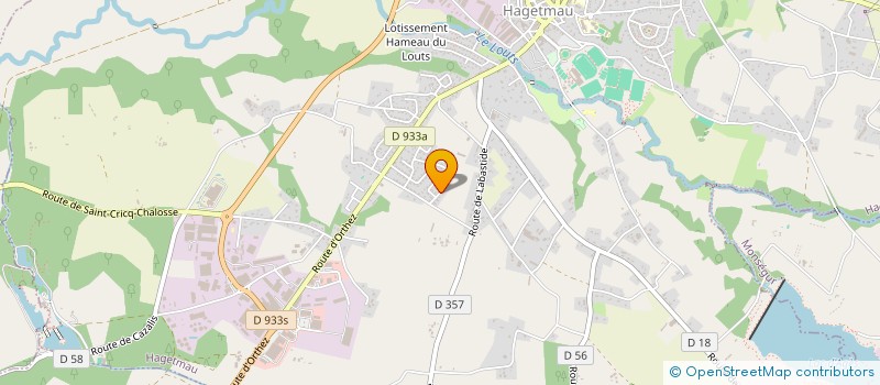 localisation de l'entreprise KINAMA  HAGETMAU