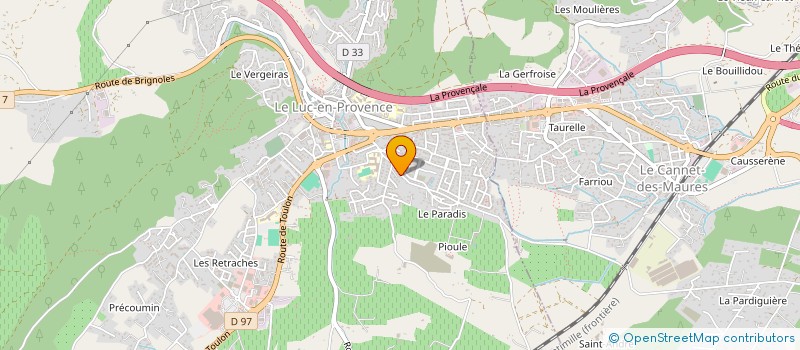 localisation de l'entreprise KINAPA  LE LUC