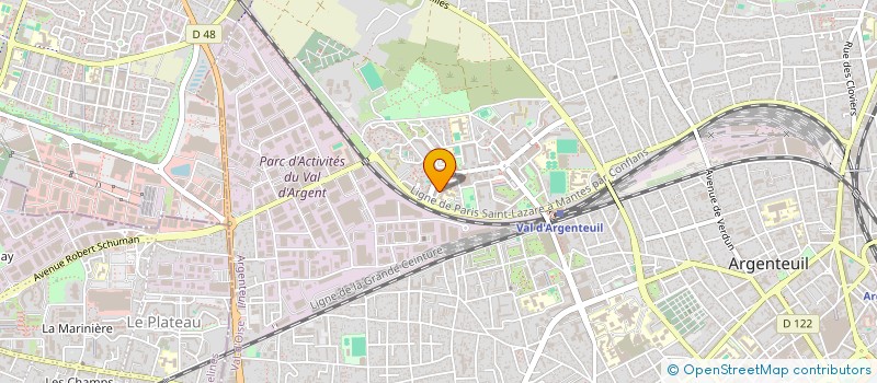 localisation de l'entreprise KINAYA à ARGENTEUIL