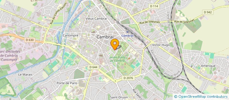 localisation de l'entreprise KINCAP  CAMBRAI