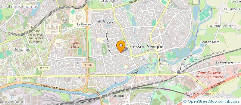 localisation de l'entreprise KINCUBE  CESSON-SEVIGNE