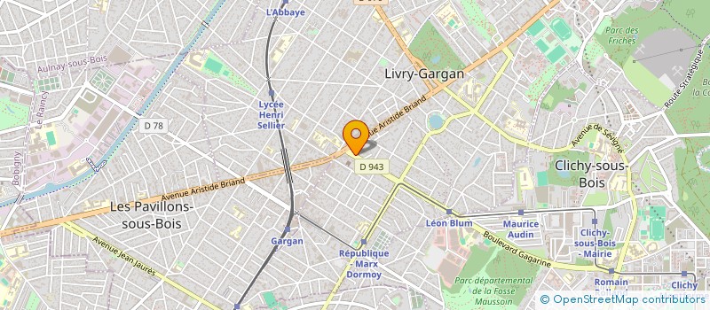 localisation de l'entreprise KIND BTP à LIVRY-GARGAN