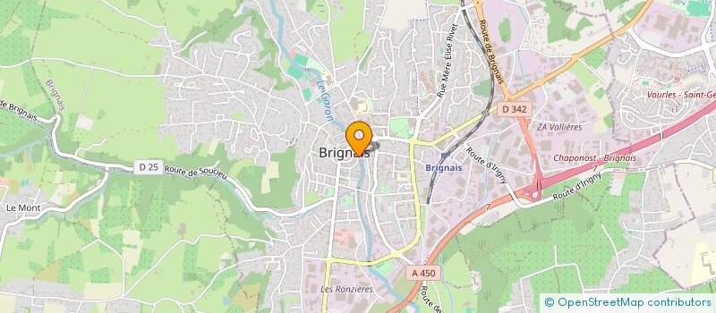 localisation de l'entreprise KIND OF SOUL & BLUES  BRIGNAIS