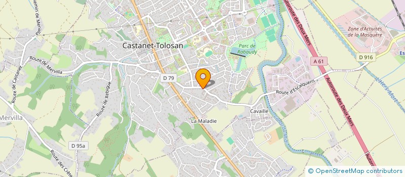 localisation de l'entreprise KINDA CARE à CASTANET-TOLOSAN