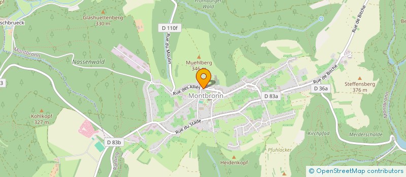 localisation de l'entreprise KINDER TRANSPORTS  MONTBRONN