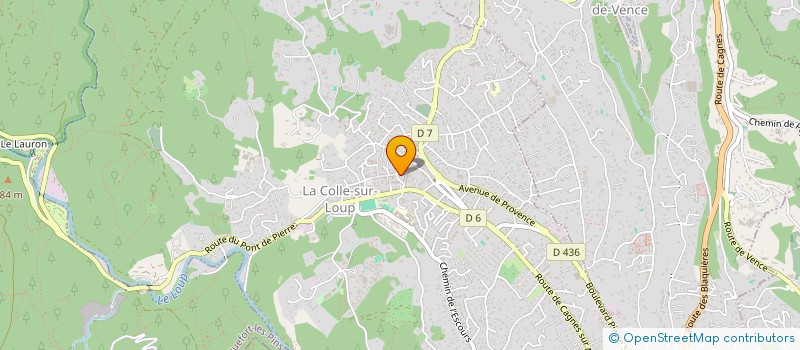 localisation de l'entreprise KINDERLANGUES à LA COLLE-SUR-LOUP