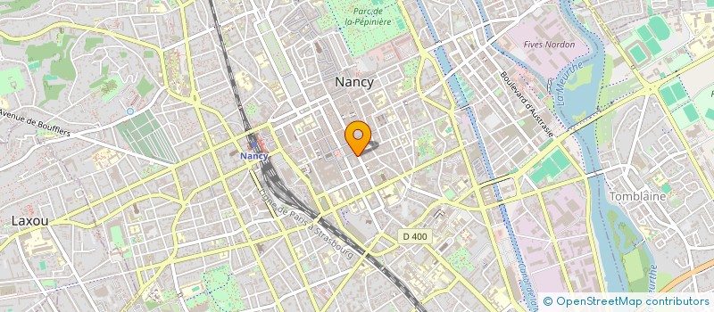 localisation de l'entreprise KINDIA 224 à NANCY