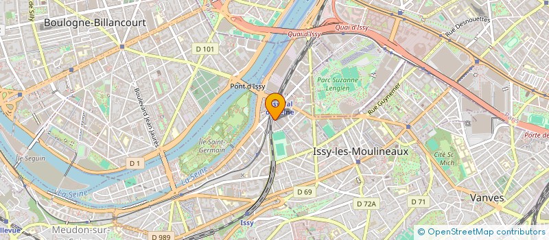 localisation de l'entreprise KINDIA + à ISSY-LES-MOULINEAUX