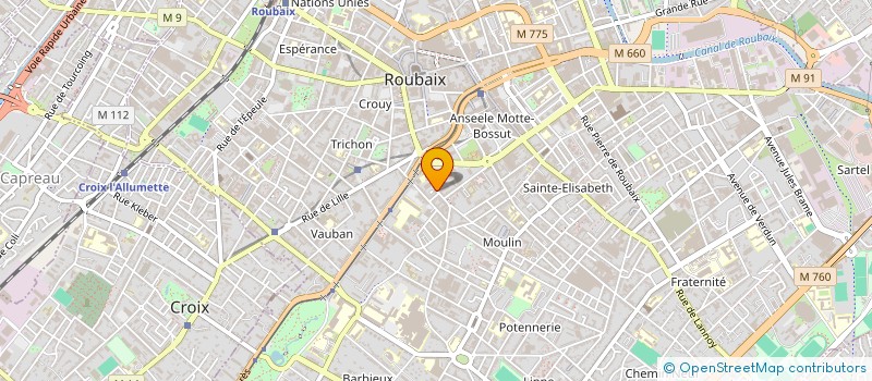 localisation de l'entreprise KINDY ROUBAIX  ROUBAIX