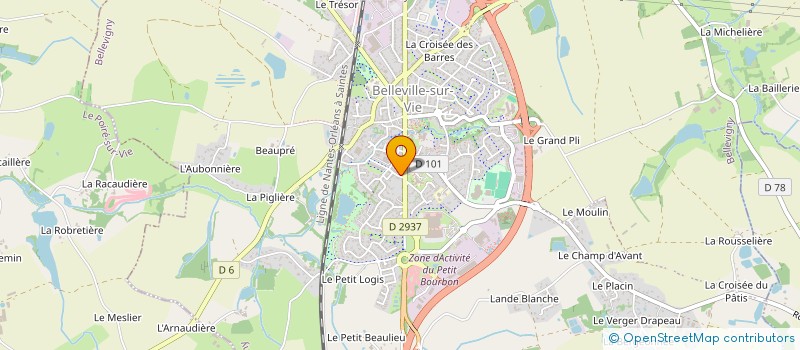 localisation de l'entreprise KINE 2016  BELLEVIGNY