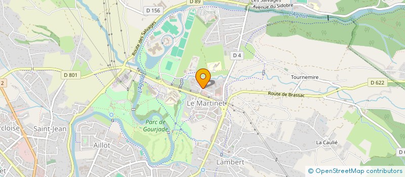 localisation de l'entreprise KINE  CASTRES