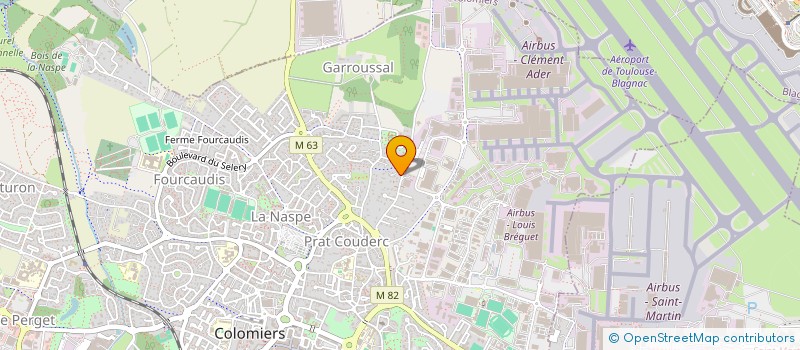 localisation de l'entreprise KINE 74 à COLOMIERS