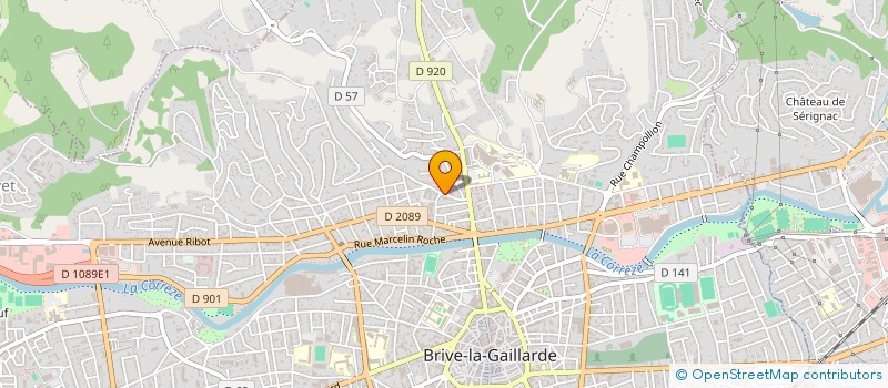 localisation de l'entreprise KINE AEM  BRIVE-LA-GAILLARDE