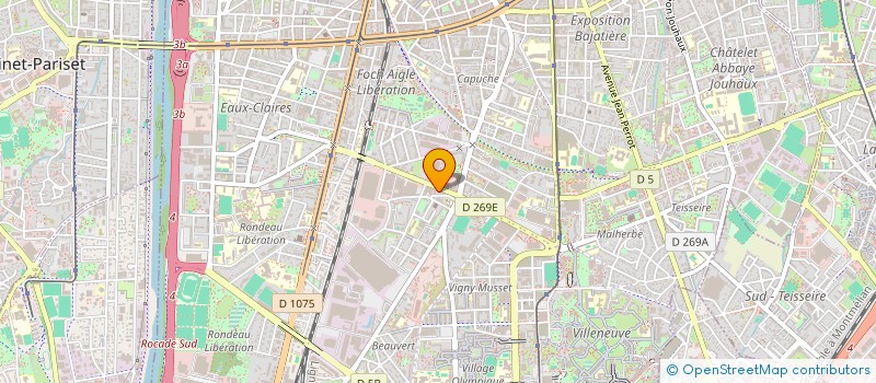 localisation de l'entreprise KINE ALLIES à GRENOBLE