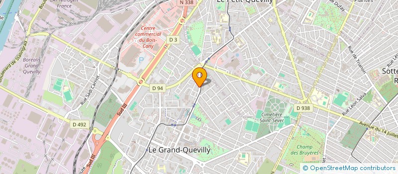 localisation de l'entreprise KINE AMPLITUDE  LE GRAND-QUEVILLY