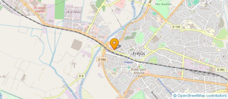 localisation de l'entreprise KINE ARENES à FREJUS