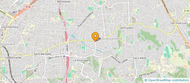 localisation de l'entreprise KINE ARTE à MARSEILLE