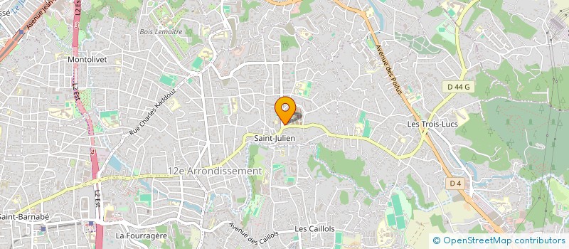 localisation de l'entreprise KINE ARTE  MARSEILLE