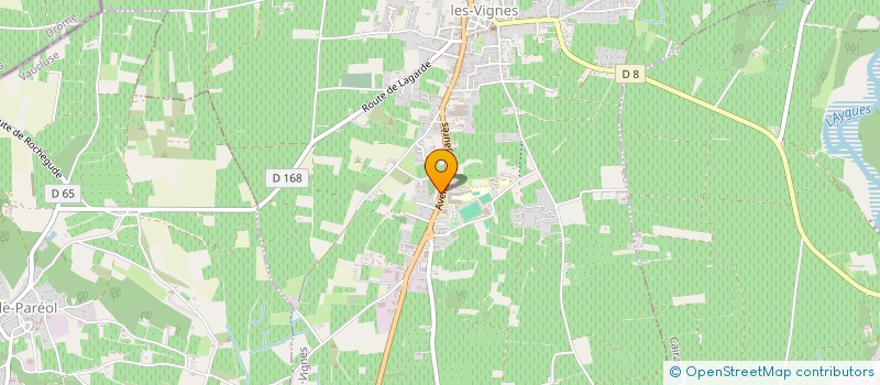 localisation de l'entreprise KINE BALNEO SAINTE CECILE  SAINTE-CECILE-LES-VIGNES