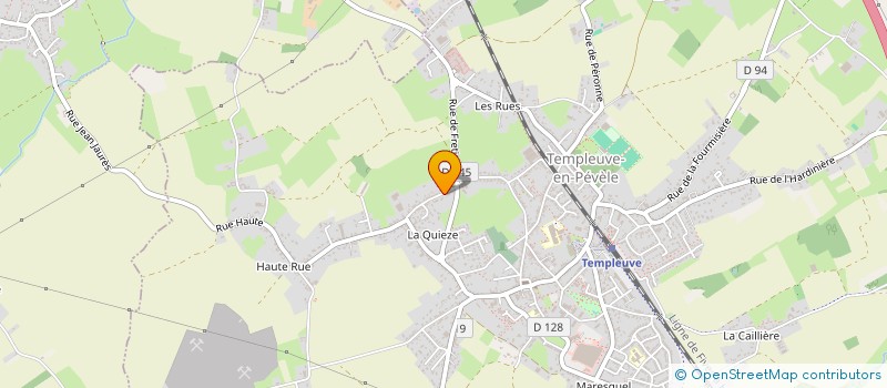 localisation de l'entreprise KINE BALNEO TEMPLEUVE  TEMPLEUVE-EN-PEVELE