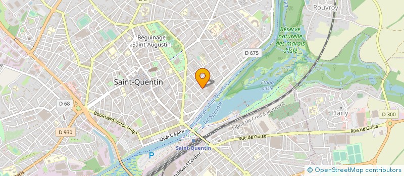 localisation de l'entreprise KINE BALNEO THERAPIE DU CENTRE à SAINT-QUENTIN