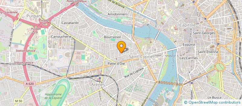 localisation de l'entreprise KINE BKT  TOULOUSE