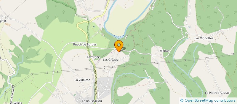 localisation de l'entreprise KINE BURLAT à BURLATS
