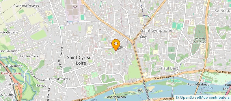 localisation de l'entreprise KINE CALM  SAINT CYR SUR LOIRE