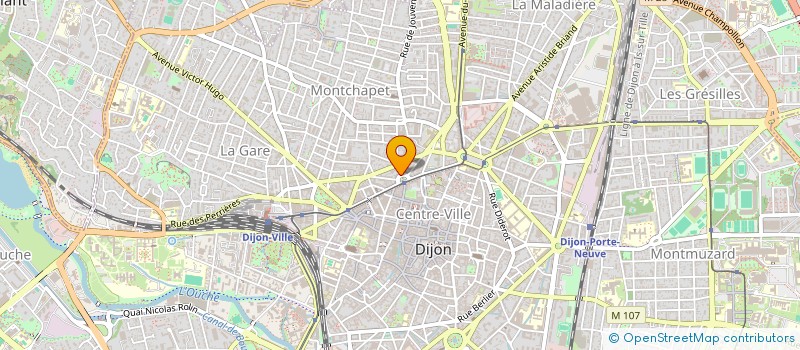 localisation de l'entreprise KINE CDGR à DIJON