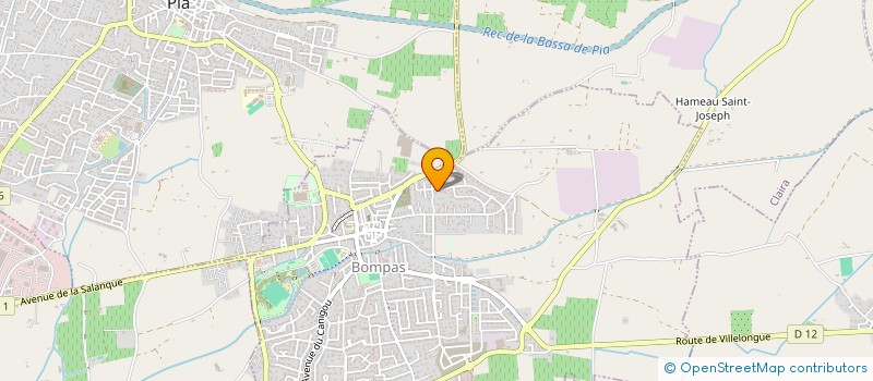 localisation de l'entreprise KINE CLAIRA à BOMPAS