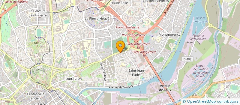 localisation de l'entreprise KINE CLEMENCEAU à CAEN