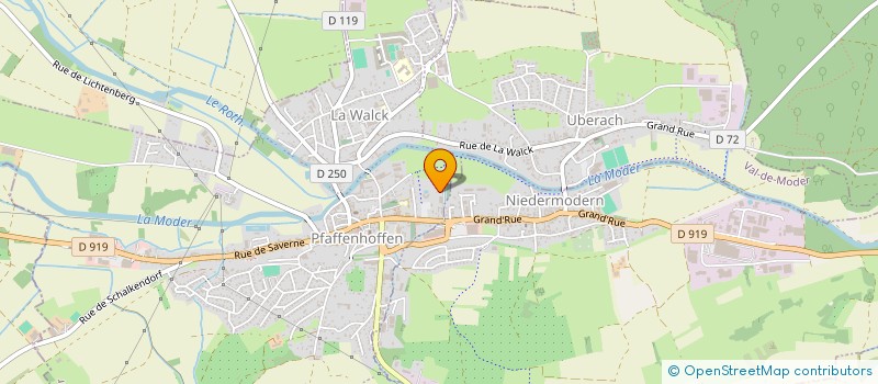 localisation de l'entreprise KINE&CO  VAL-DE-MODER