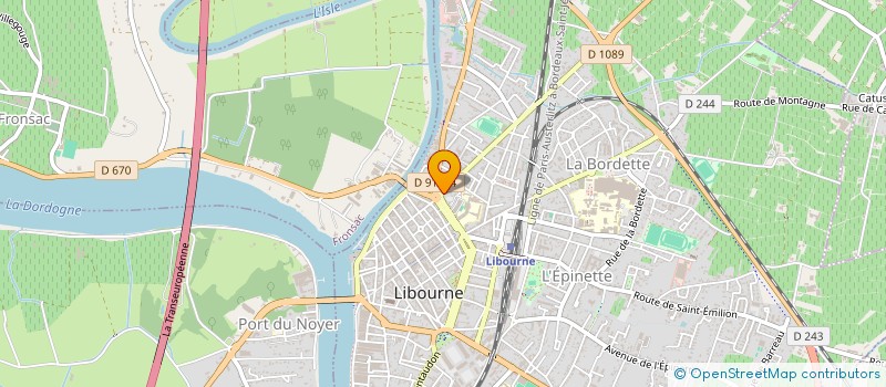 localisation de l'entreprise KINE-CORE-SANTE  LIBOURNE