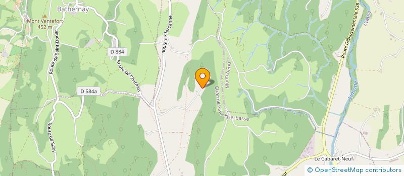 localisation de l'entreprise KINE DE L'HERBASSE  CHARMES-SUR-L'HERBASSE