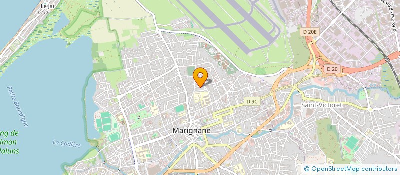 localisation de l'entreprise KINE DEBA à MARIGNANE