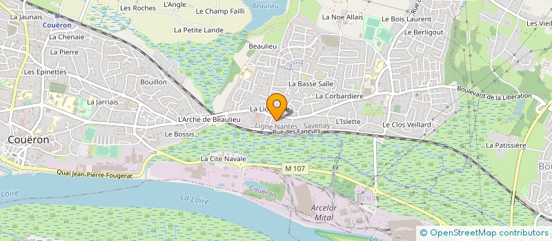 localisation de l'entreprise KINE DES CHARMILLES à COUERON