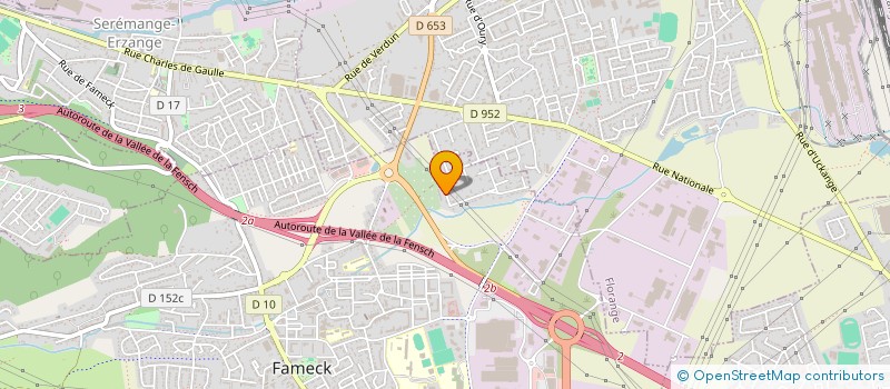 localisation de l'entreprise KINE DES CHARRONS  FAMECK